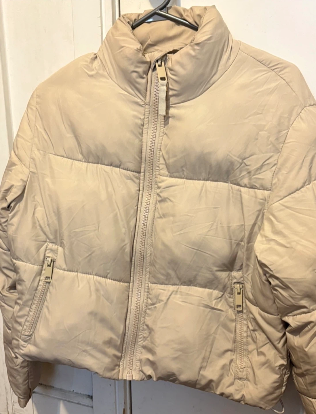 2 Aeropostale Puffer Jacket - Beige & Brown
