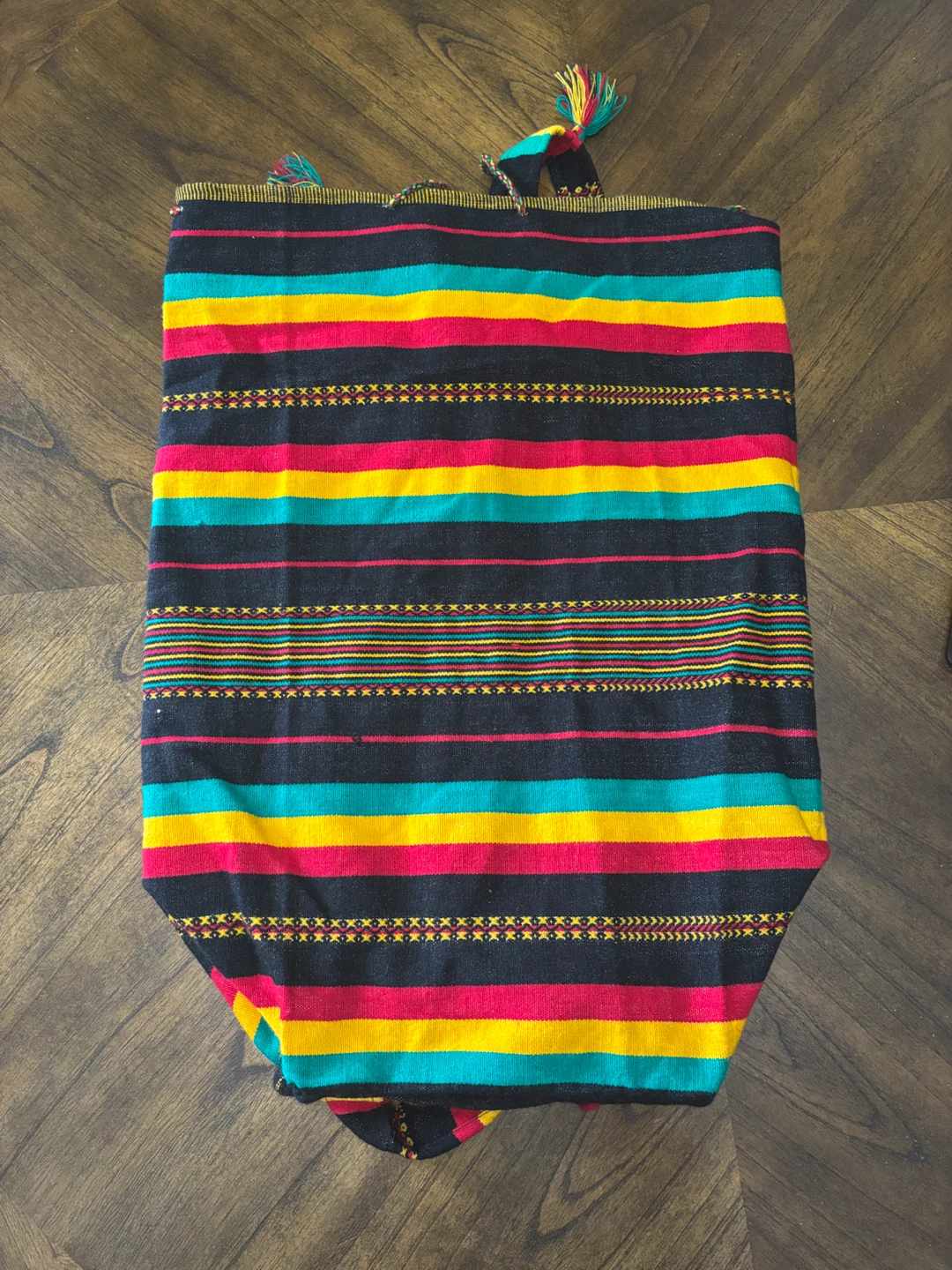 Woven Striped Backpack - photo 2