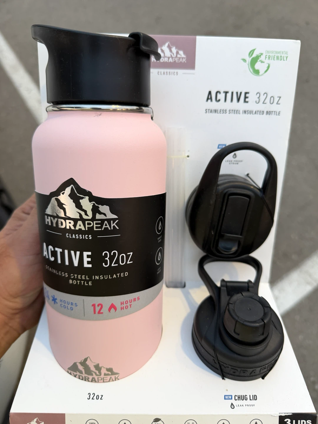 Hydrapeak Active 32oz Stainless Steel Insulated Bottle Pink - photo 2