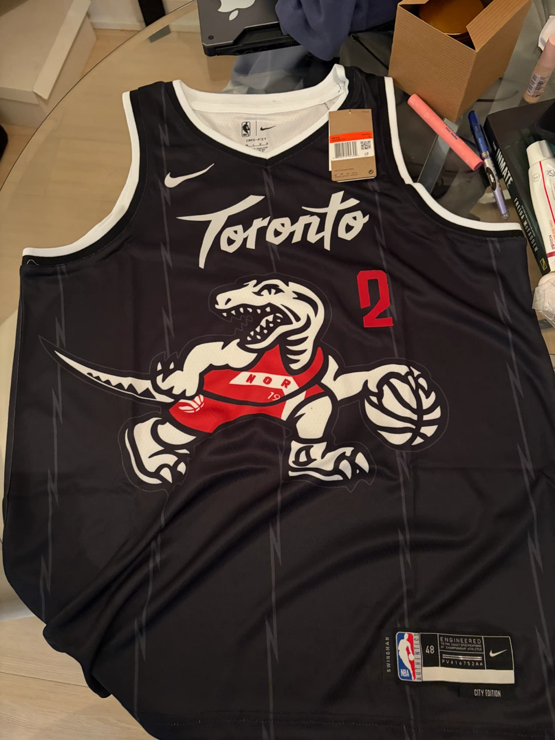 Toronto Raptors Kawhi Leonard Jersey Size 48