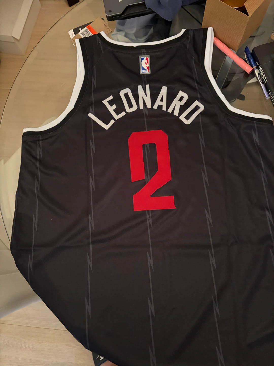 Toronto Raptors Kawhi Leonard Jersey Size 48 - photo 2
