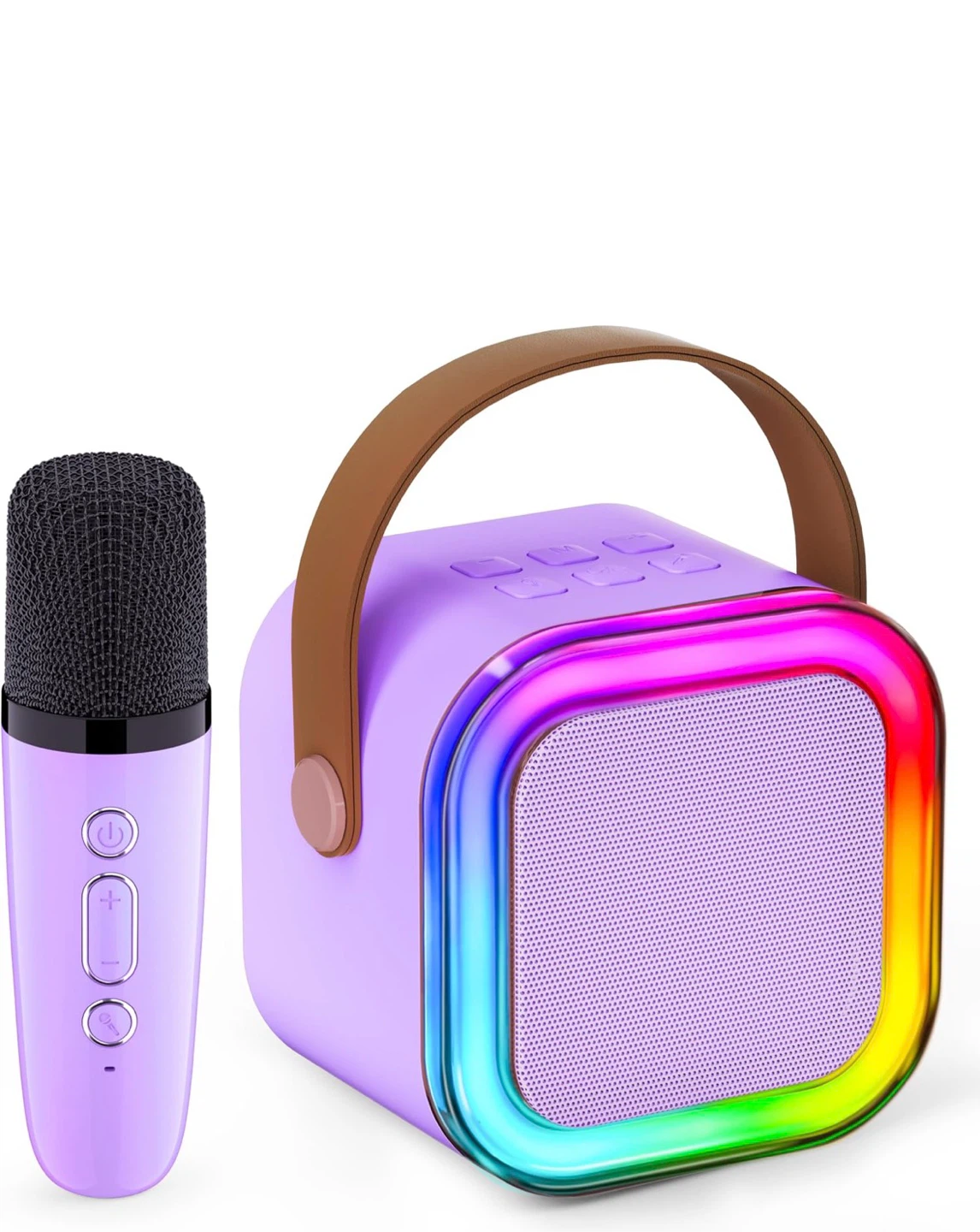 Mini Karaoke machine for kids, Purple 2 mic - BNIB