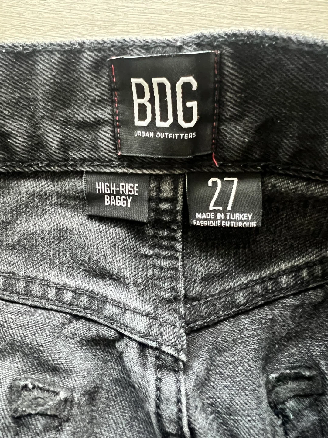 BDG High-Rise Baggy Jeans Size 27 - photo 3