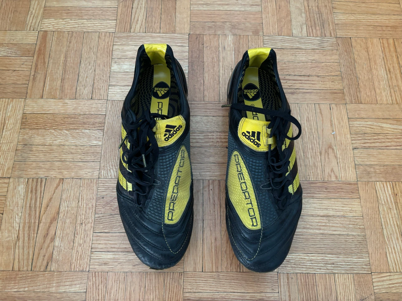 Adidas Predator Soccer Cleats Black and Yellow