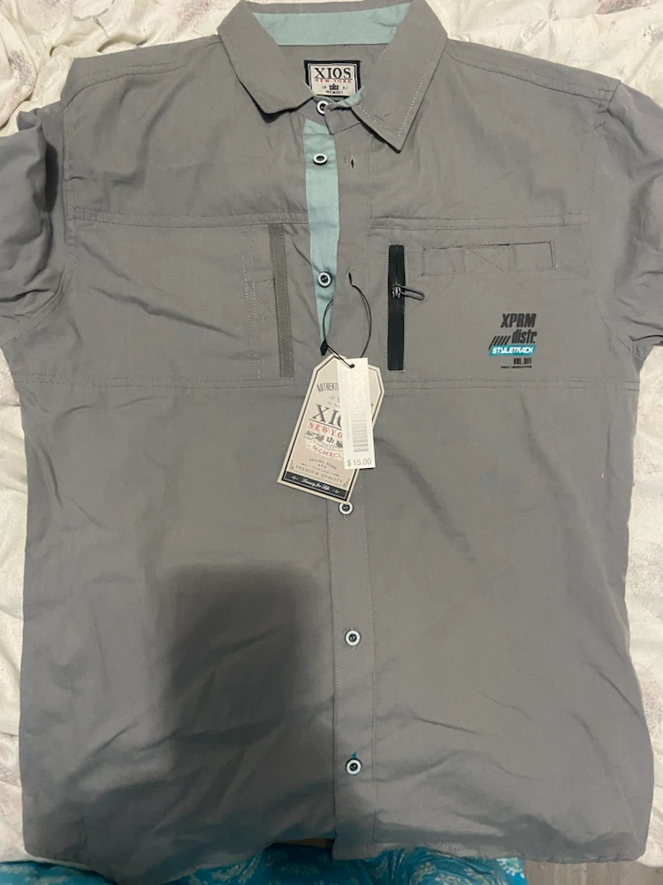 Xios New York Men's Short Sleeve Shirt