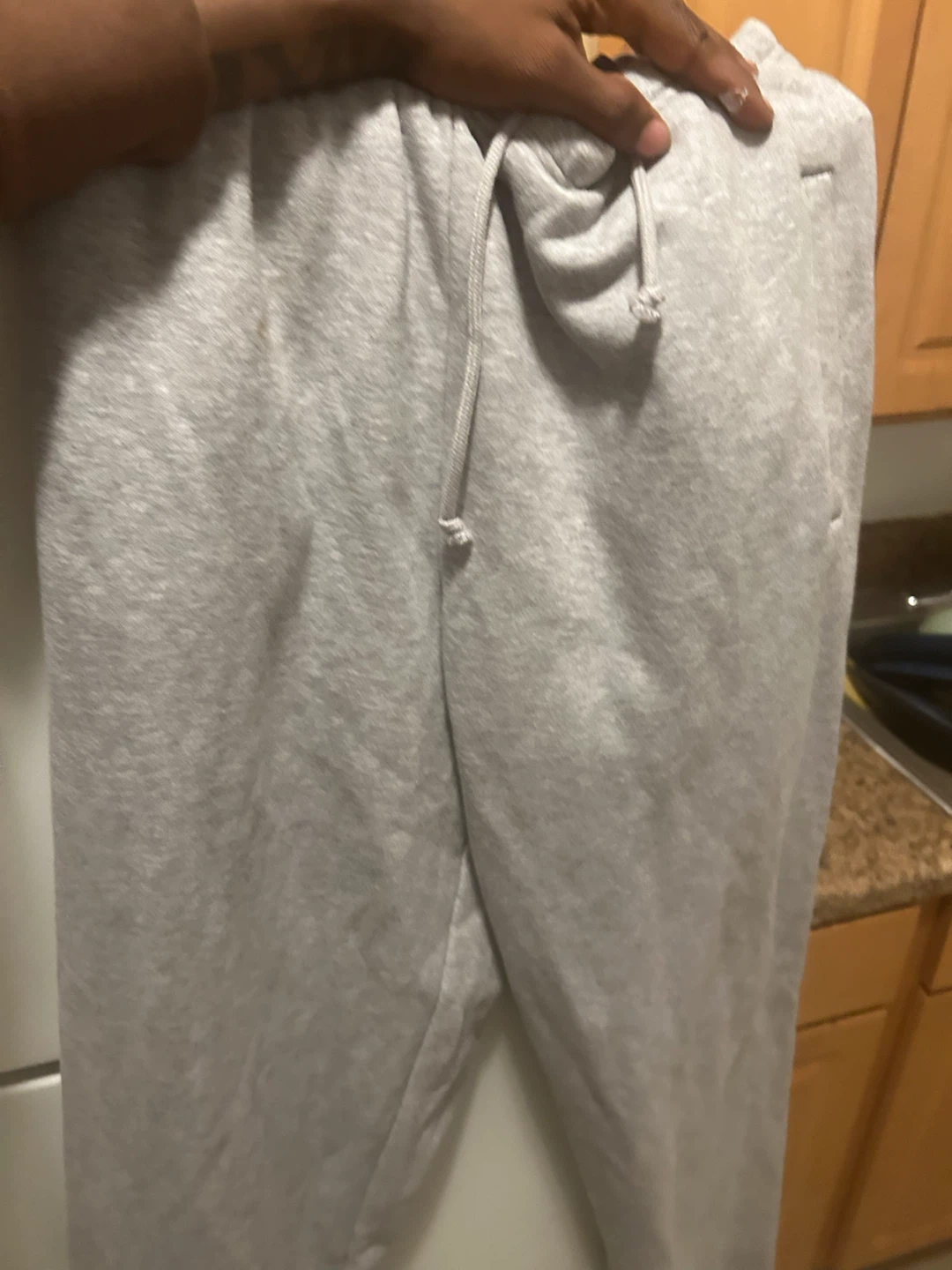 SKIMS Cotton Fleece Classic Joggers - Heather Grey - L