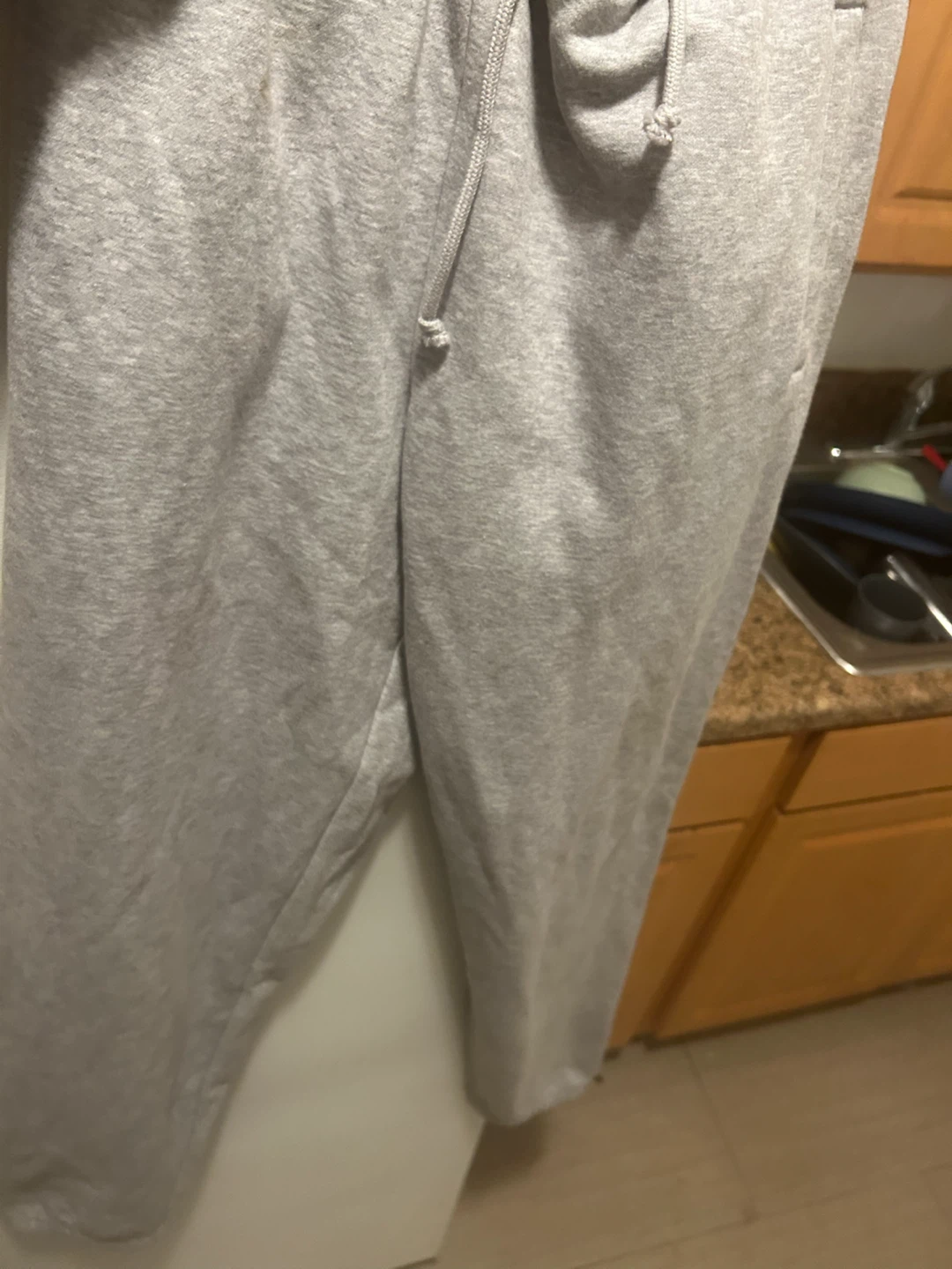 SKIMS Cotton Fleece Classic Joggers - Heather Grey - L - photo 2