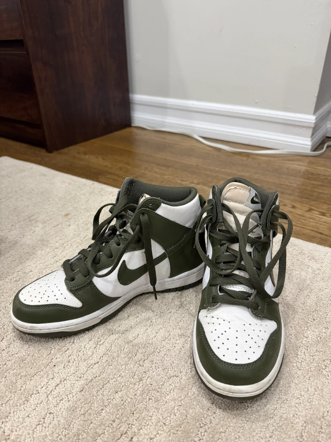 Nike Dunk High Olive Green