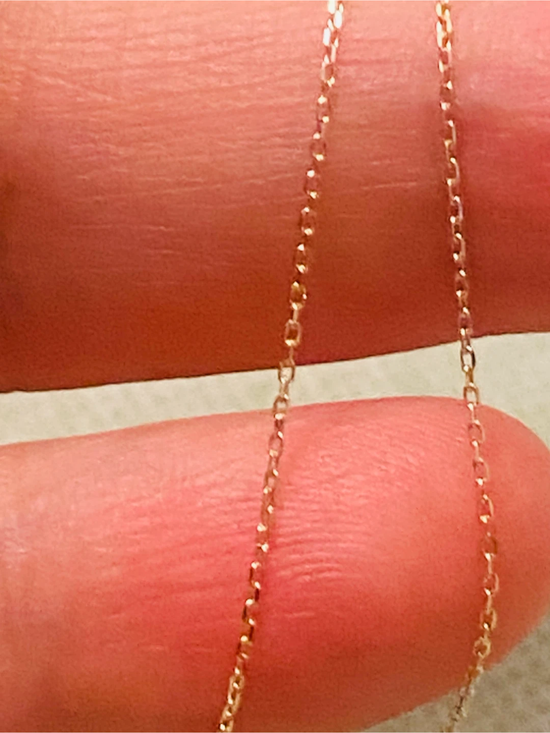 14K Gold Chain with 0.3CT Lab-Diamond Pendant - photo 5