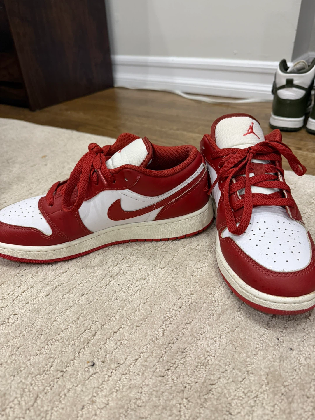 Nike Air Jordan 1 Low Gym Red Size 5.5Y