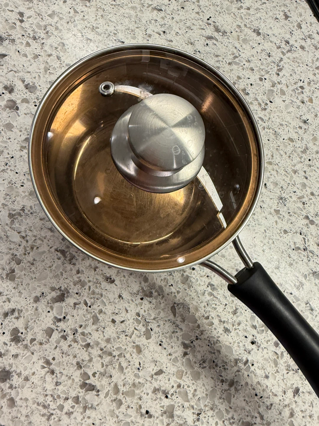 Stainless steel saucepan with glass lid - photo 2