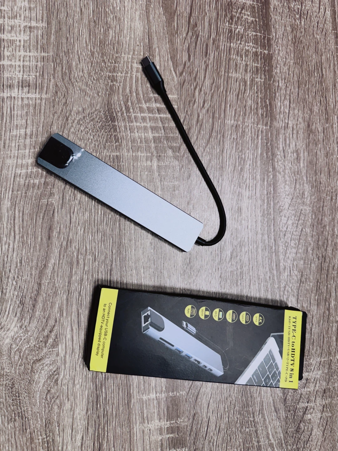 TYPE-C to HDTV 8 in 1 Hub Adapter