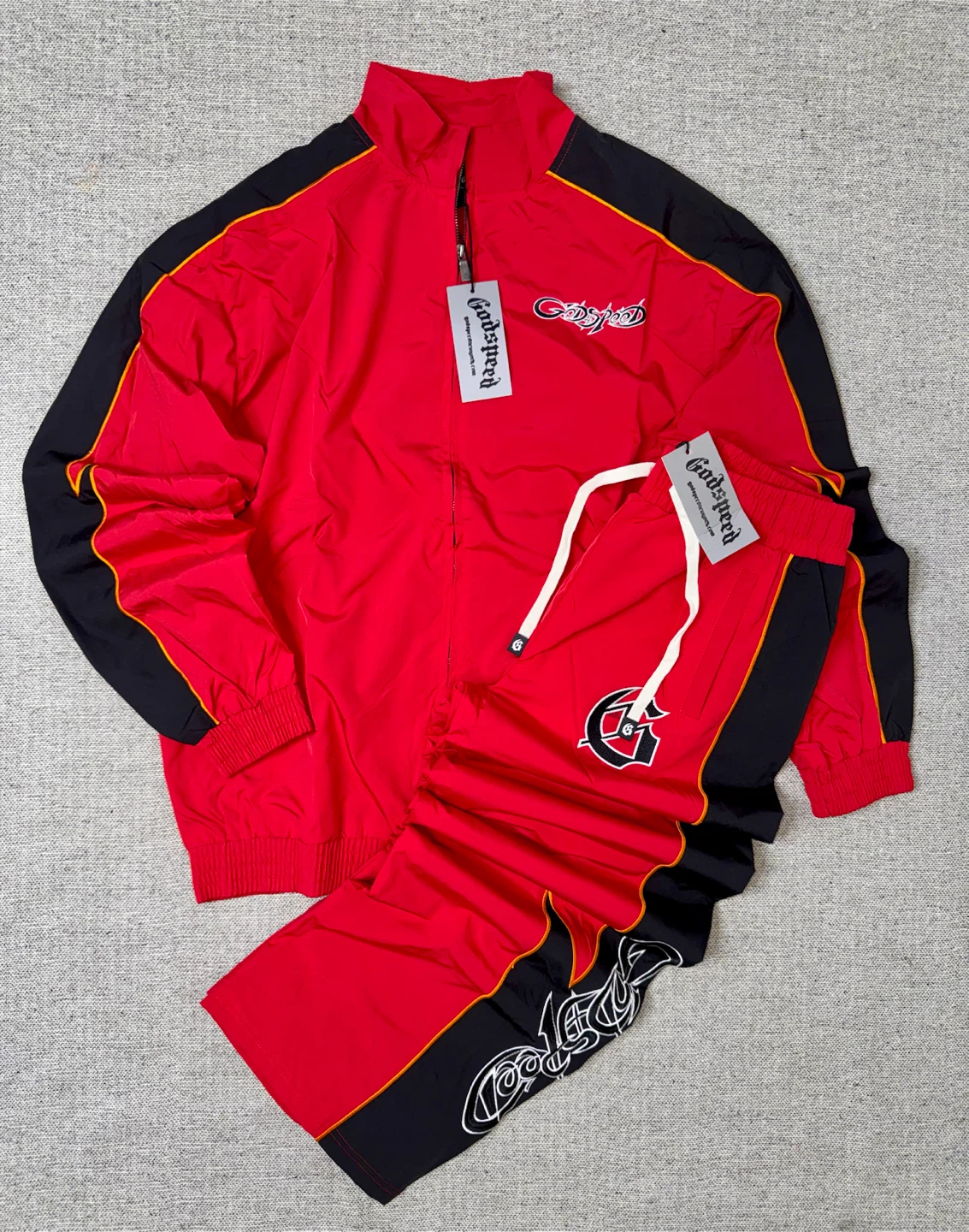 Godspeed Red Tracksuit Set