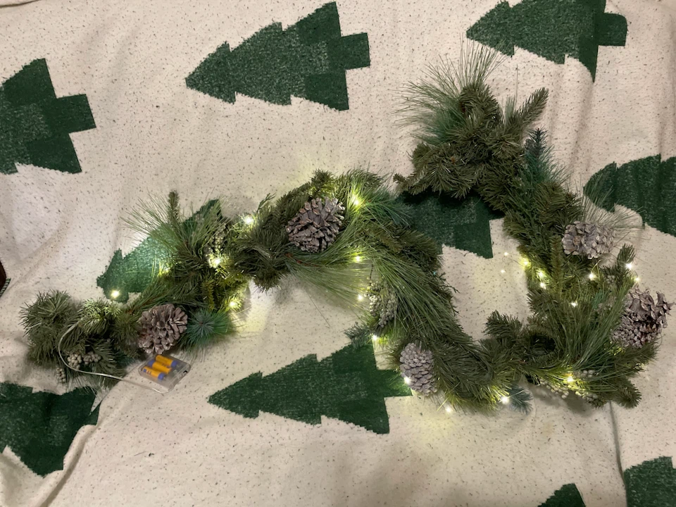 Holiday Battery powered garland