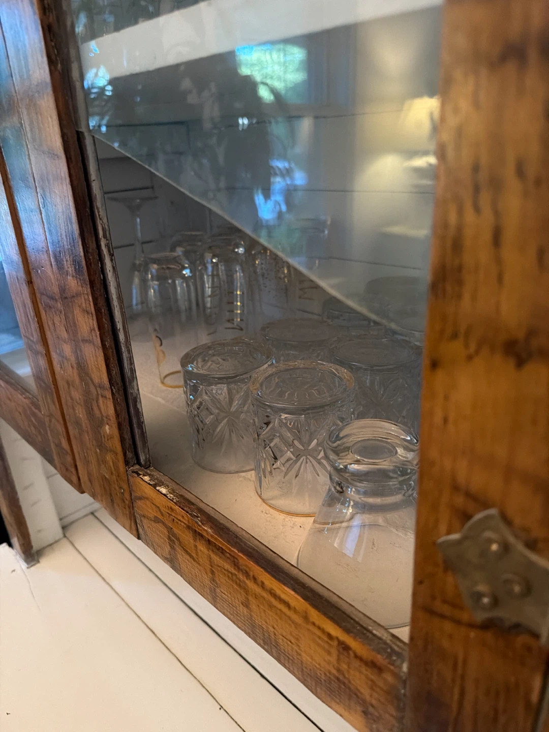 Vintage Wooden Kitchen Hutch - photo 4