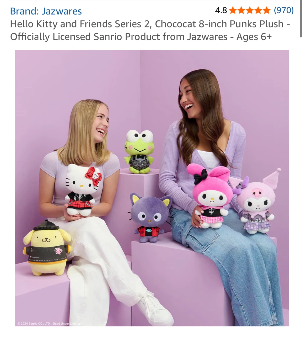Hello Kitty And Friends My Melody Plushie - photo 5