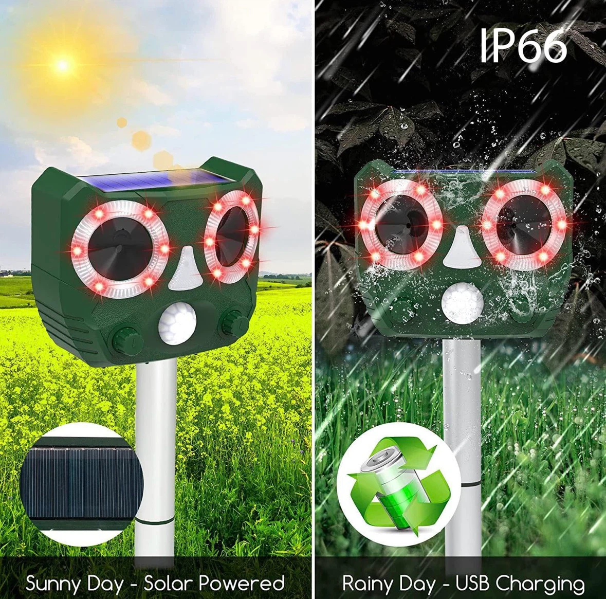 Solar Powered Animal Repeller - BNIB - photo 5