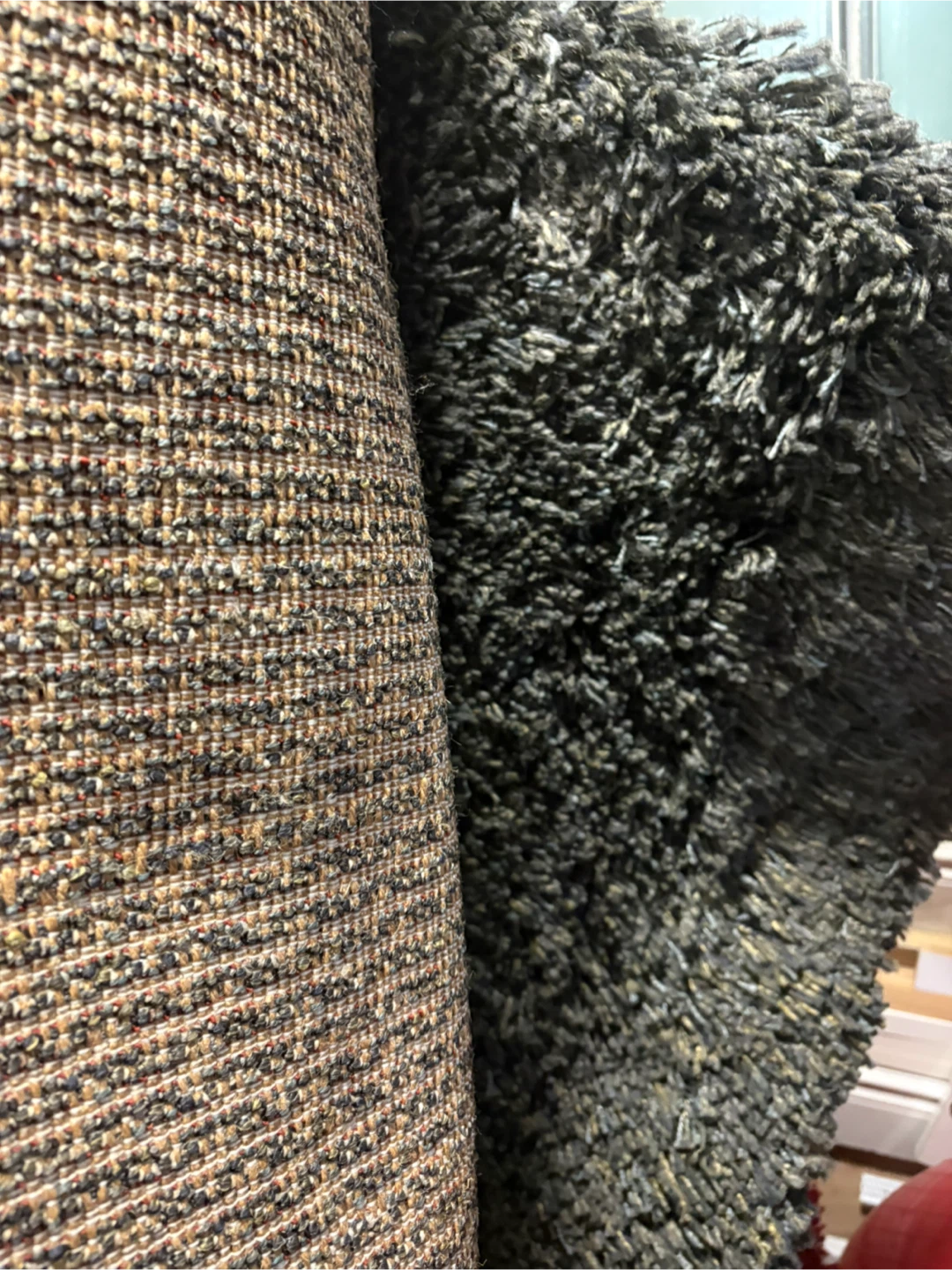 Charcoal shag rug 6 ft x 8 ft
