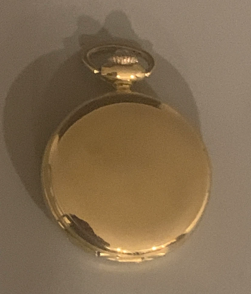 Vintage 17 Jewels Gold-Tone Pocket Watch - photo 4