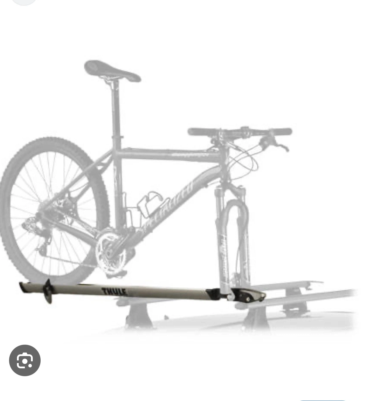 Thule roof mounted fork bike rack - photo 2