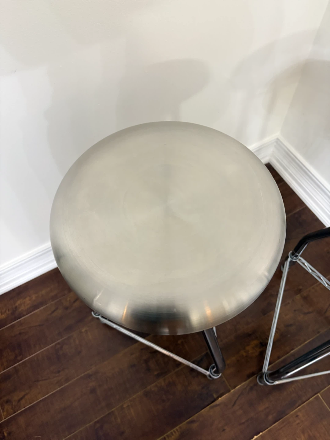 Set of 2 Metal Bar Stools - photo 2