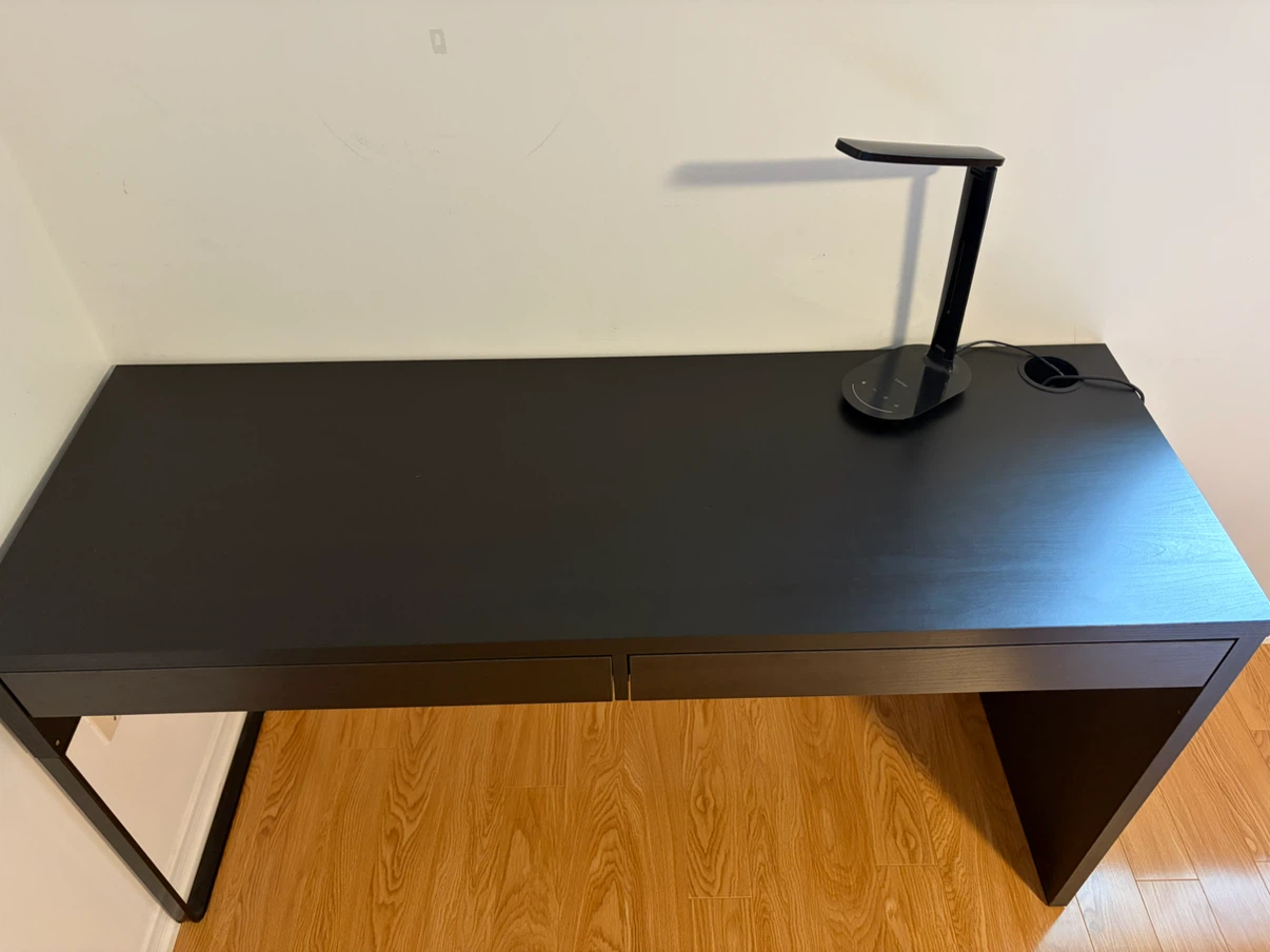 Micke Black brown Desk by IKEA