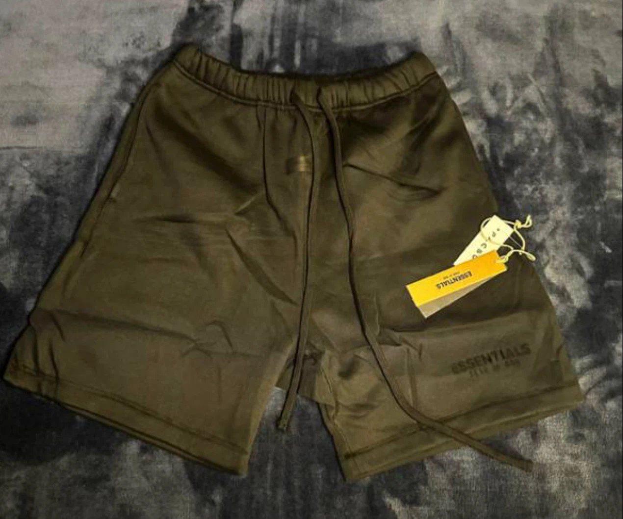 Fear of God Essentials Olive Shorts