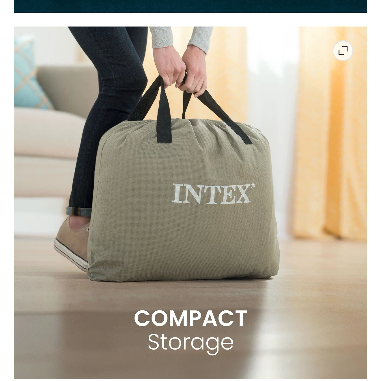 Brand New!! Intex 24" Queen Dream Lux Pillow Top - photo 4