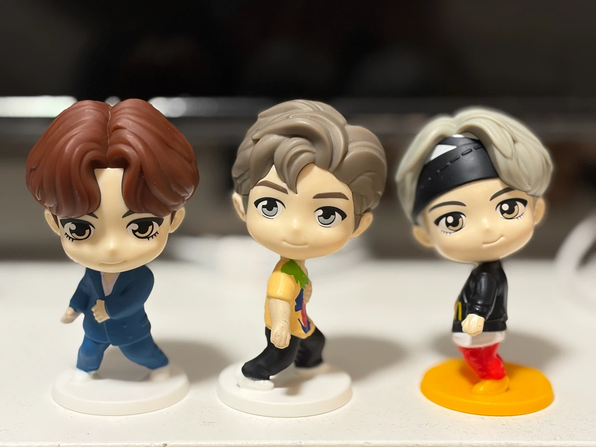 BTS x McDonald’s TinyTAN Mini Figures (Jin, RM, Suga)