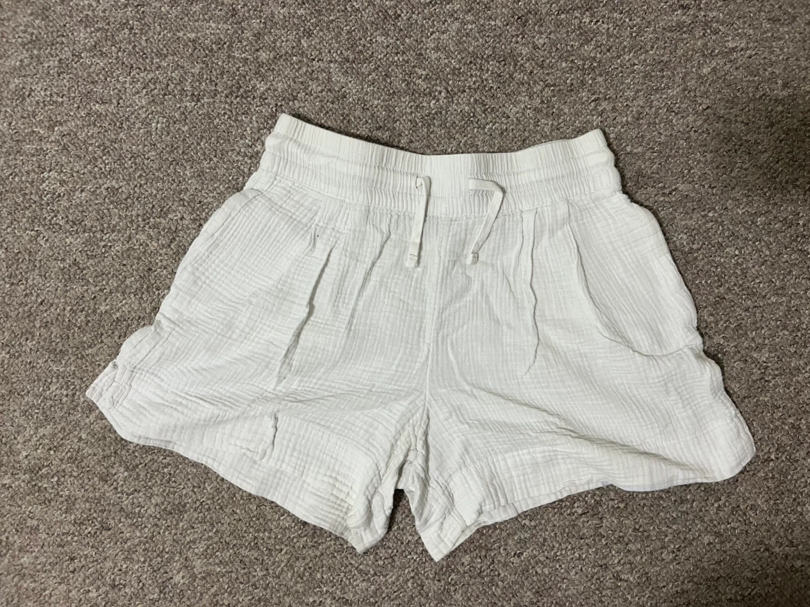 Denver Hayes White Gauze Shorts - M