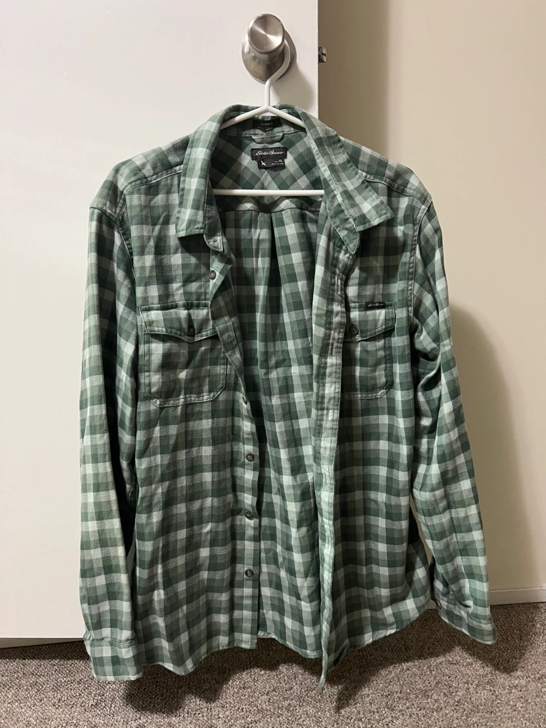 Eddie Bauer Men's Plaid Flannel Shirt