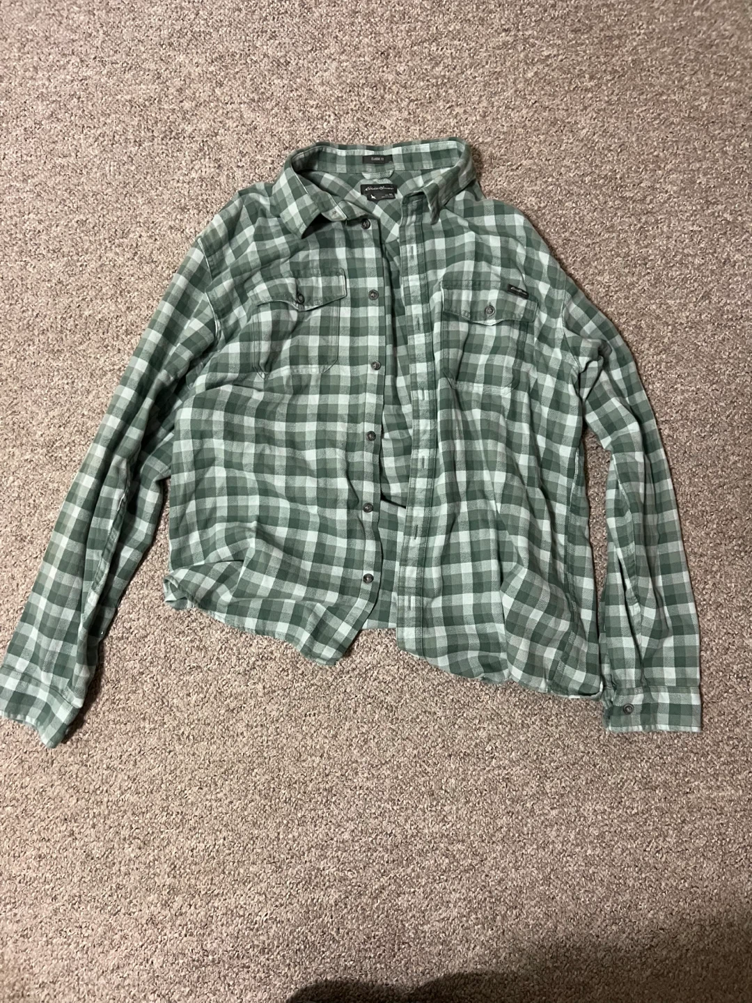 Eddie Bauer Men's Plaid Flannel Shirt - photo 2
