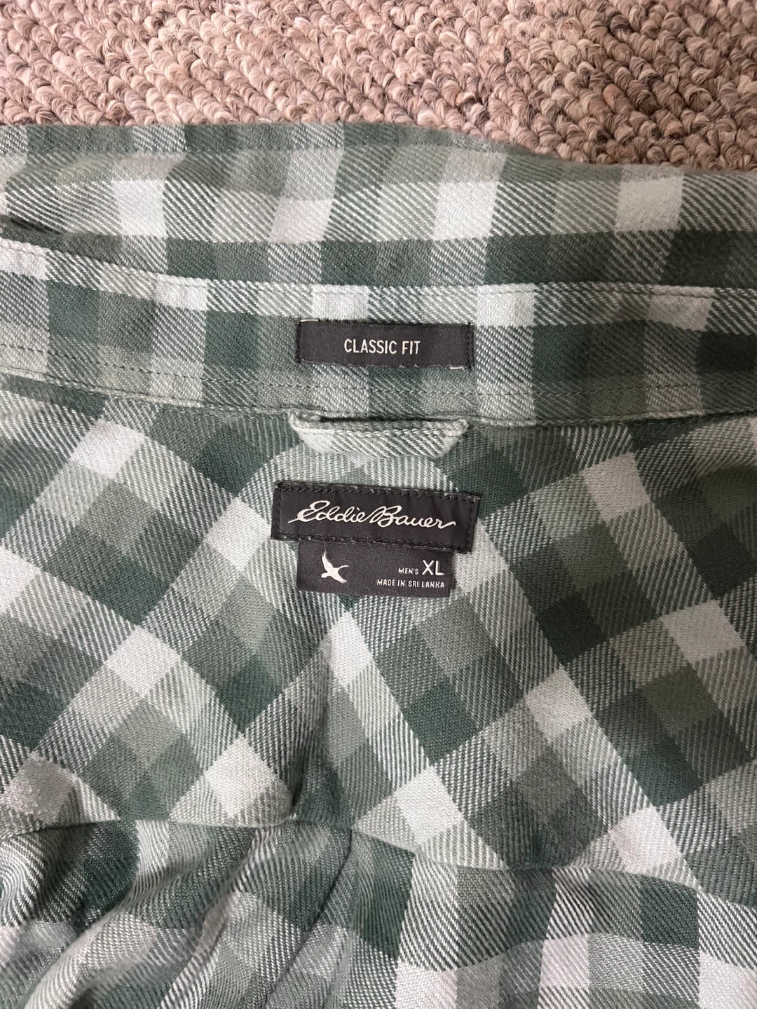 Eddie Bauer Men's Plaid Flannel Shirt - photo 4