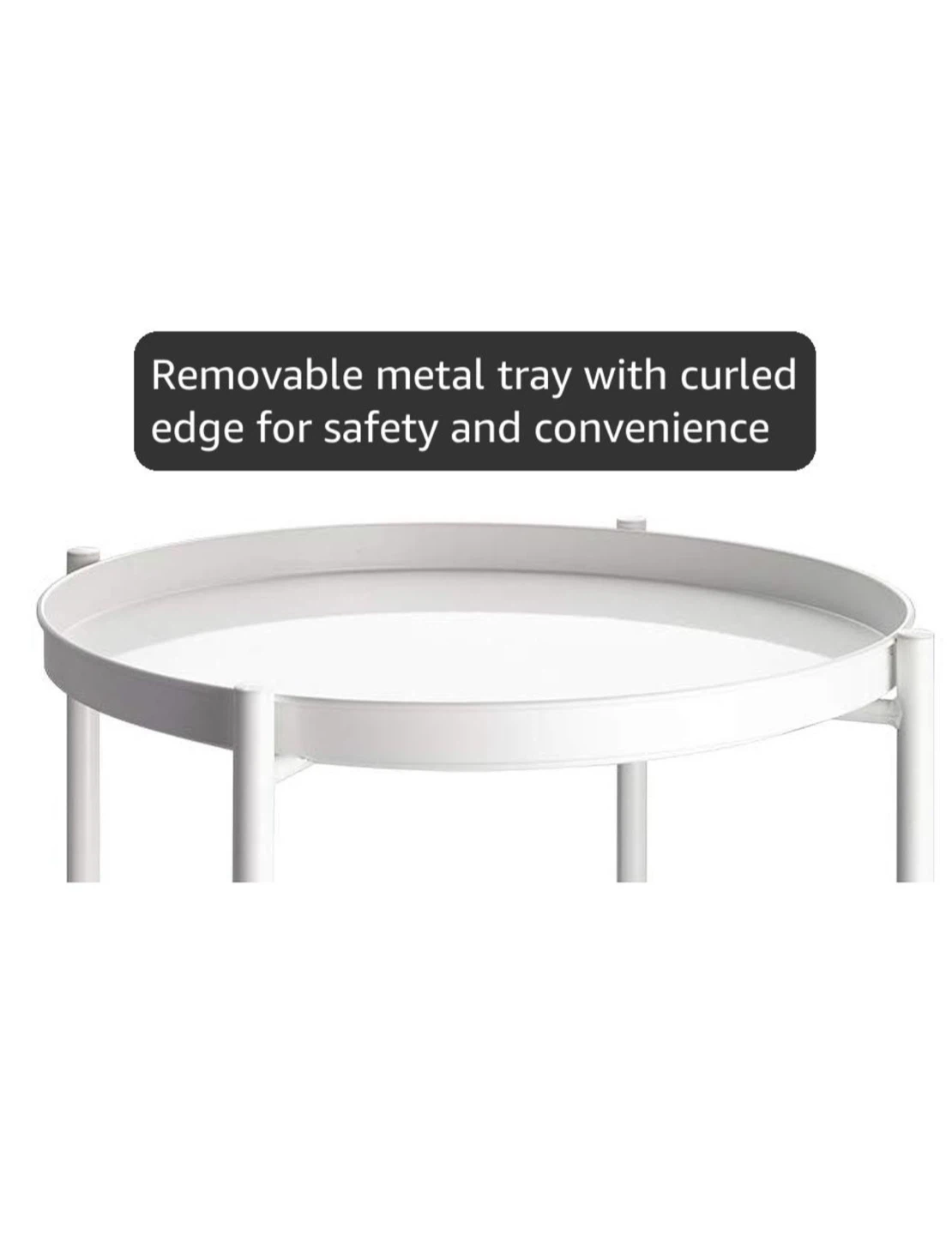 BRAND NEW!! End Table,Folding Metal Side Table - photo 3