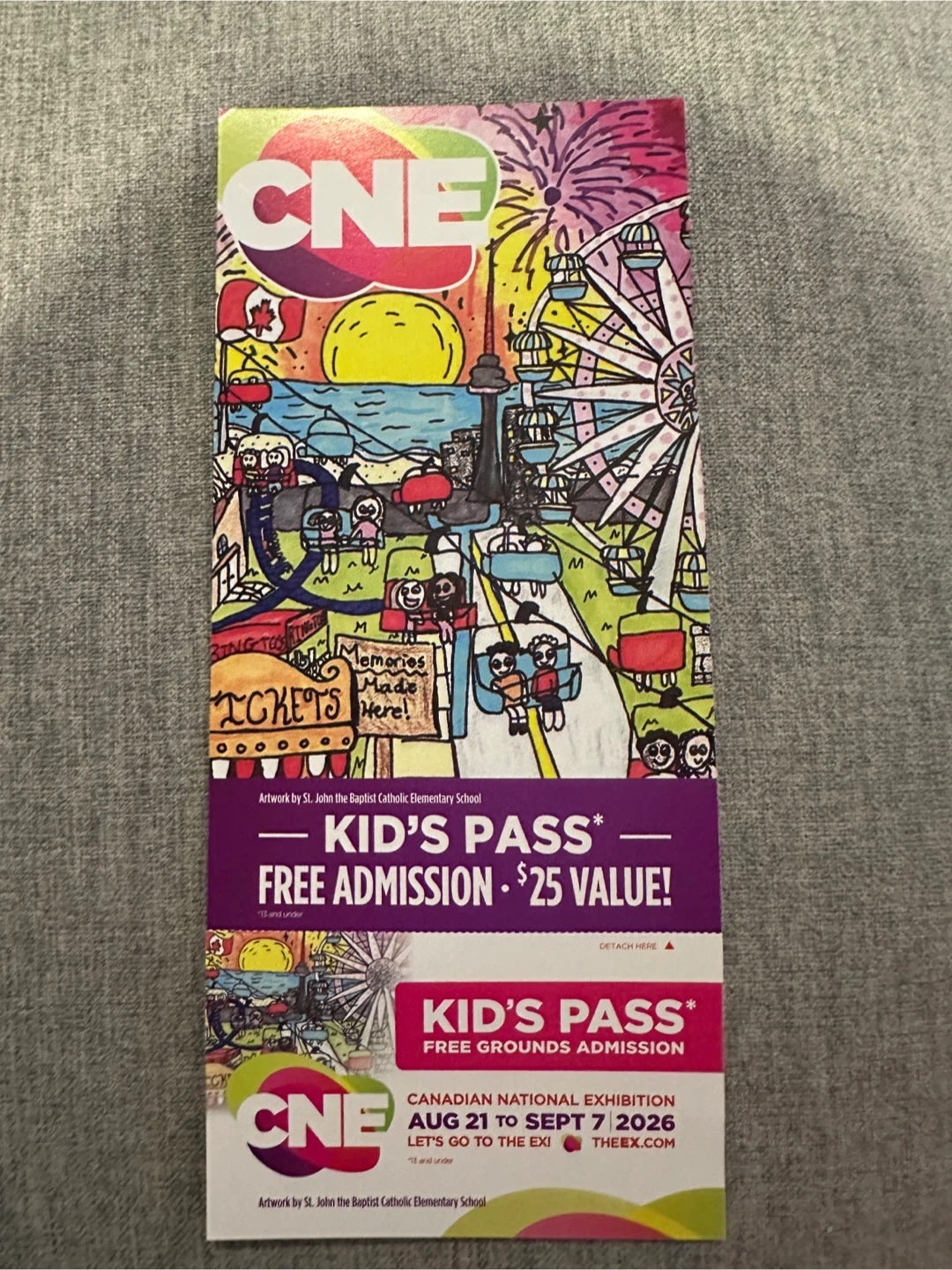CNE kids Pass - Canadian National Exhibition