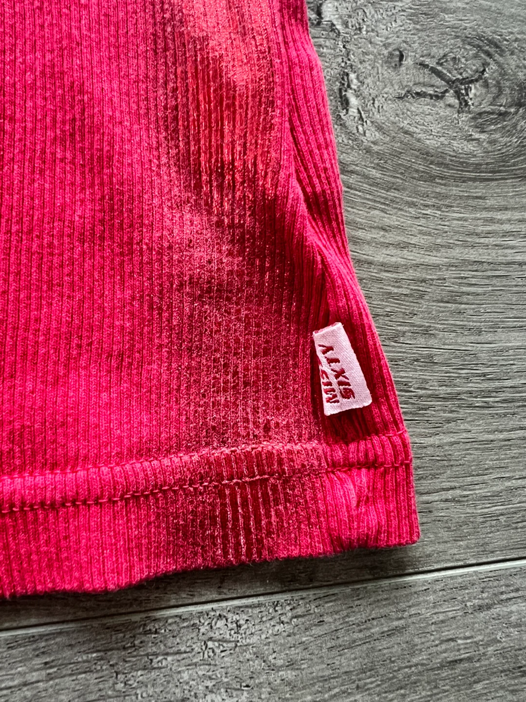 Miss Sixty Red Ribbed Tank Top Small - photo 2