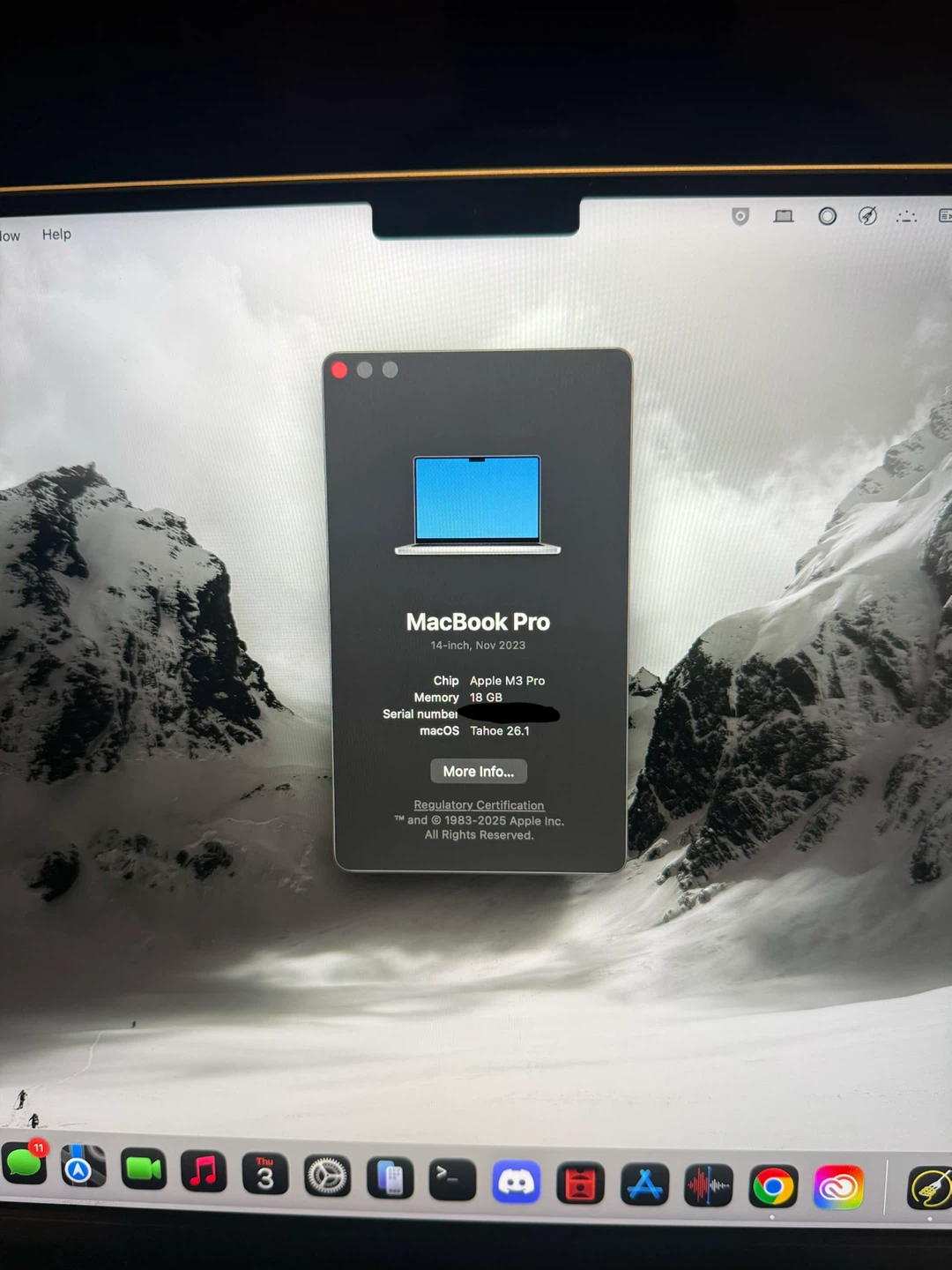 MacBook Pro 14” M3 Pro – 18GB RAM / 512GB SSD - photo 4