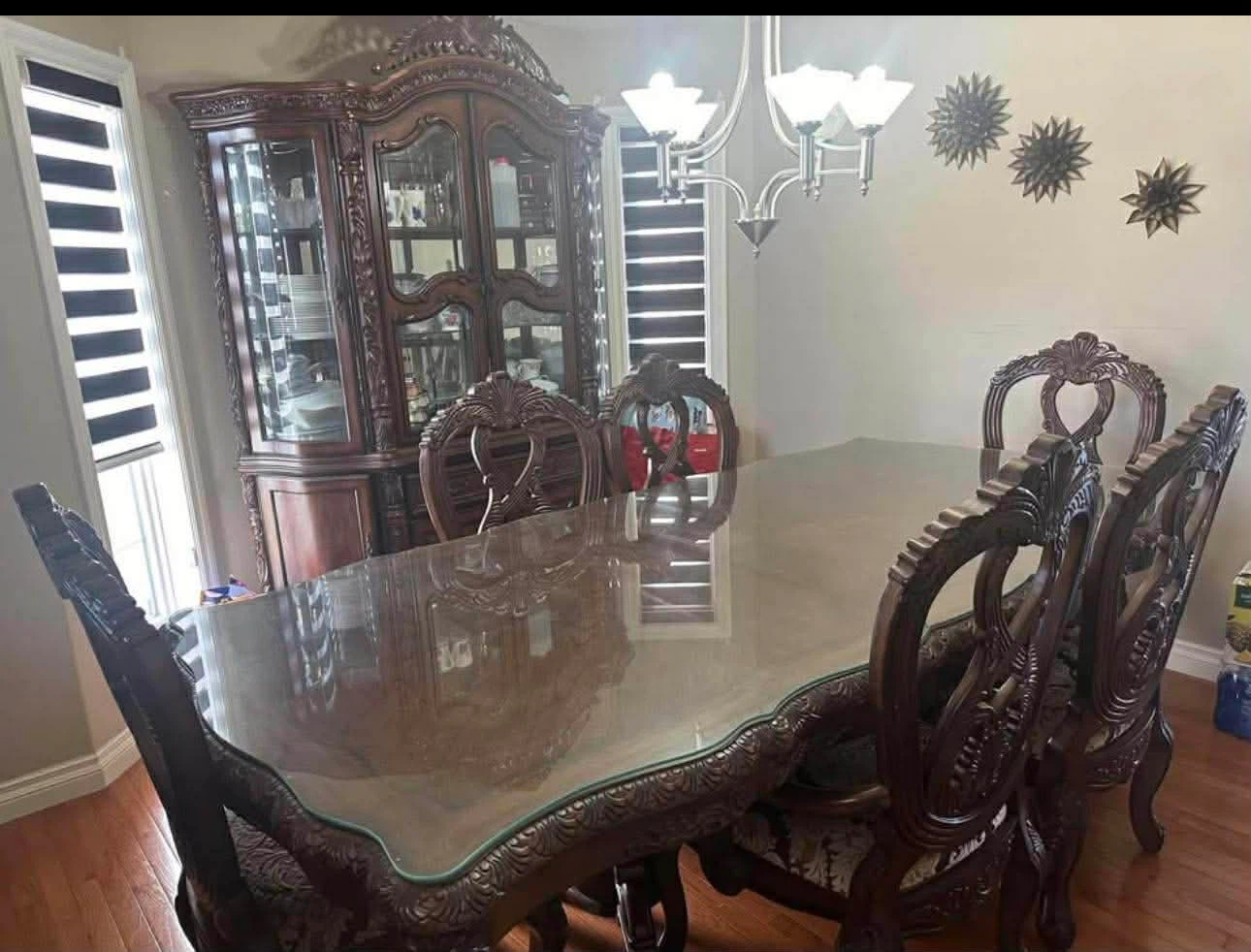 Ornate Traditional Dining Chair and Table