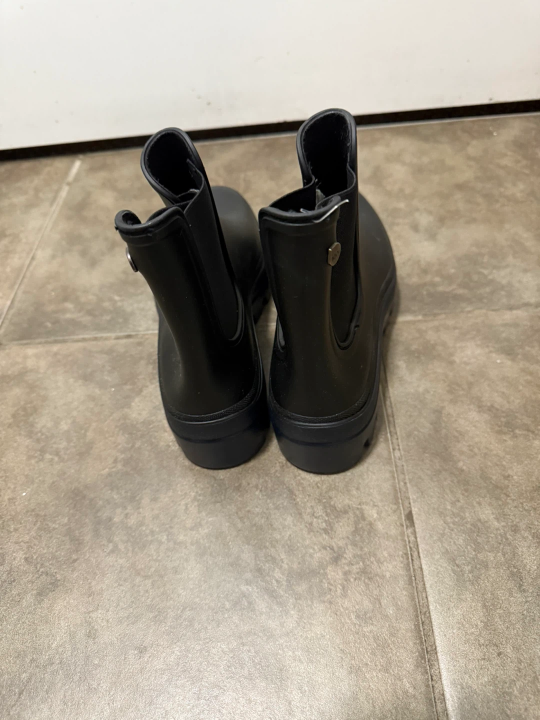 Black Chelsea Rain Boots - photo 2