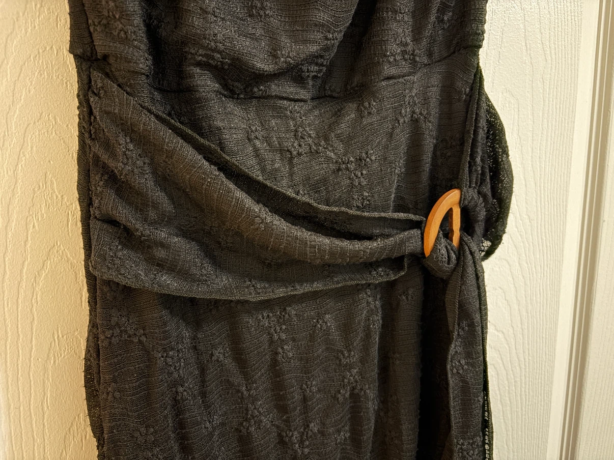Brand New See You Monday Black Maxi Dress - Size XL - photo 4