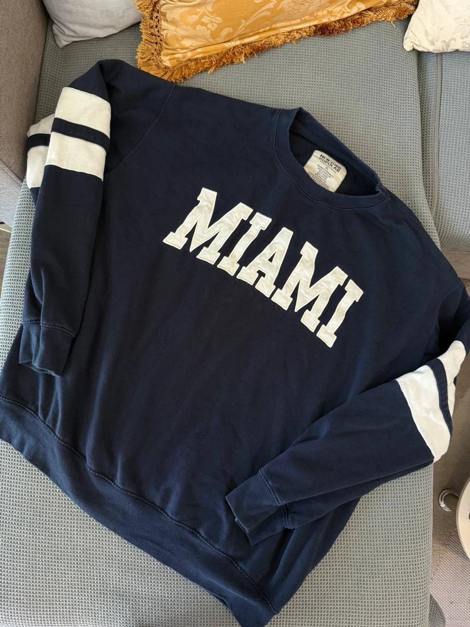Blue Miami Sweatshirt XL, unisex