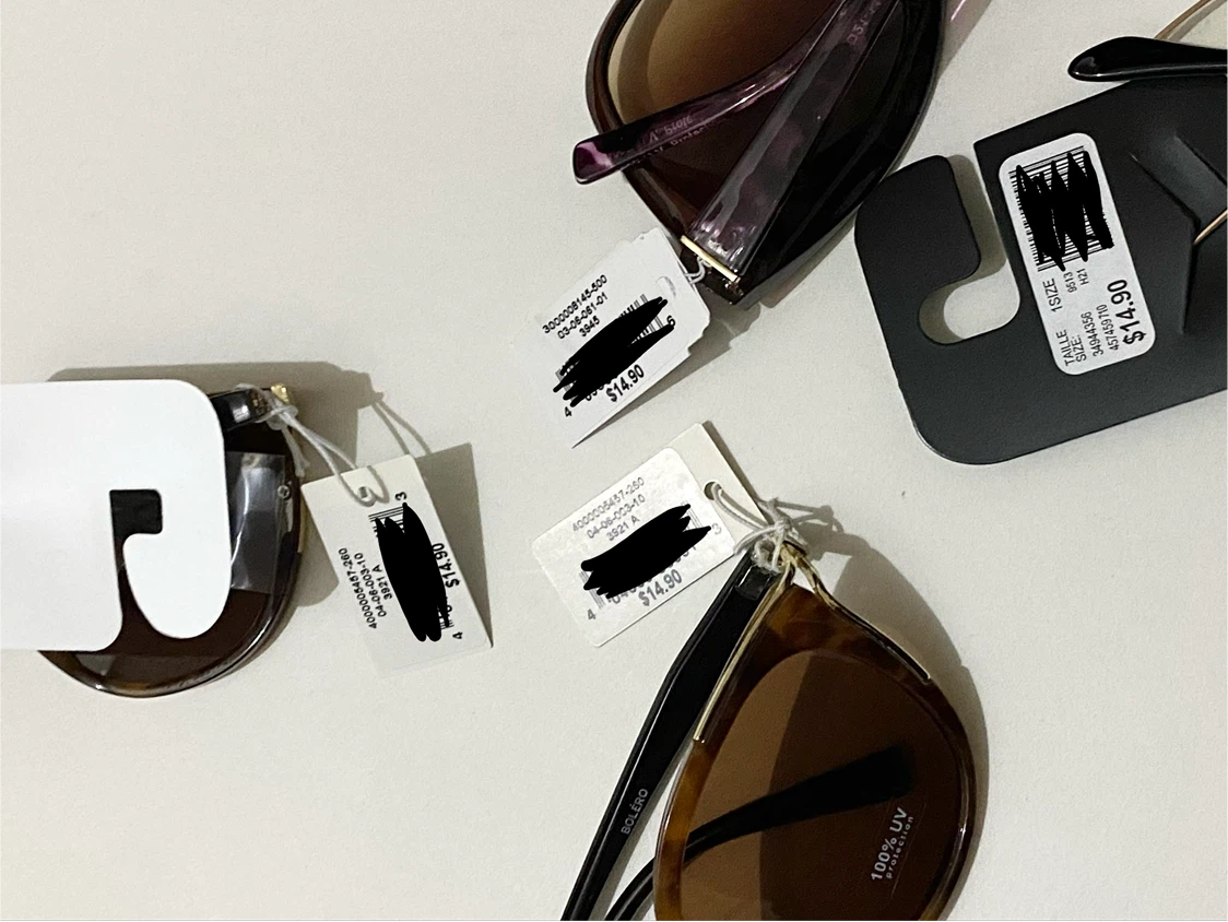 Women’s Fashion Sunglasses and Scarf Chain Accessories Set - photo 2