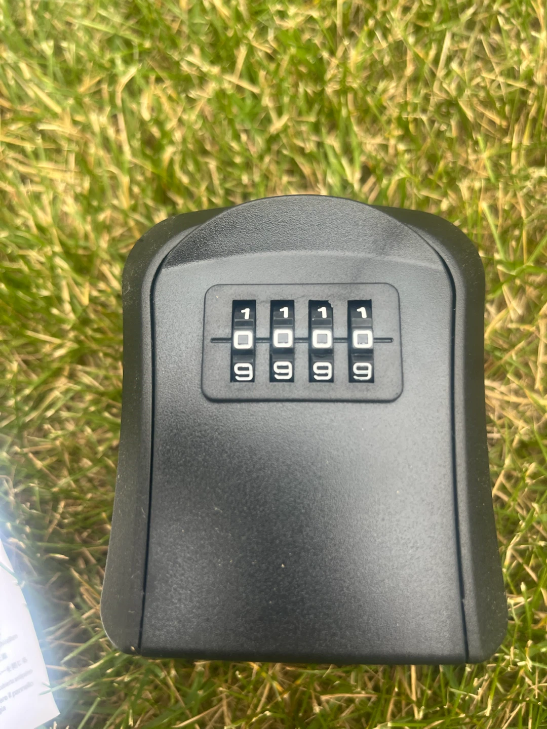 Black 4-Digit Combination Key Lock Box