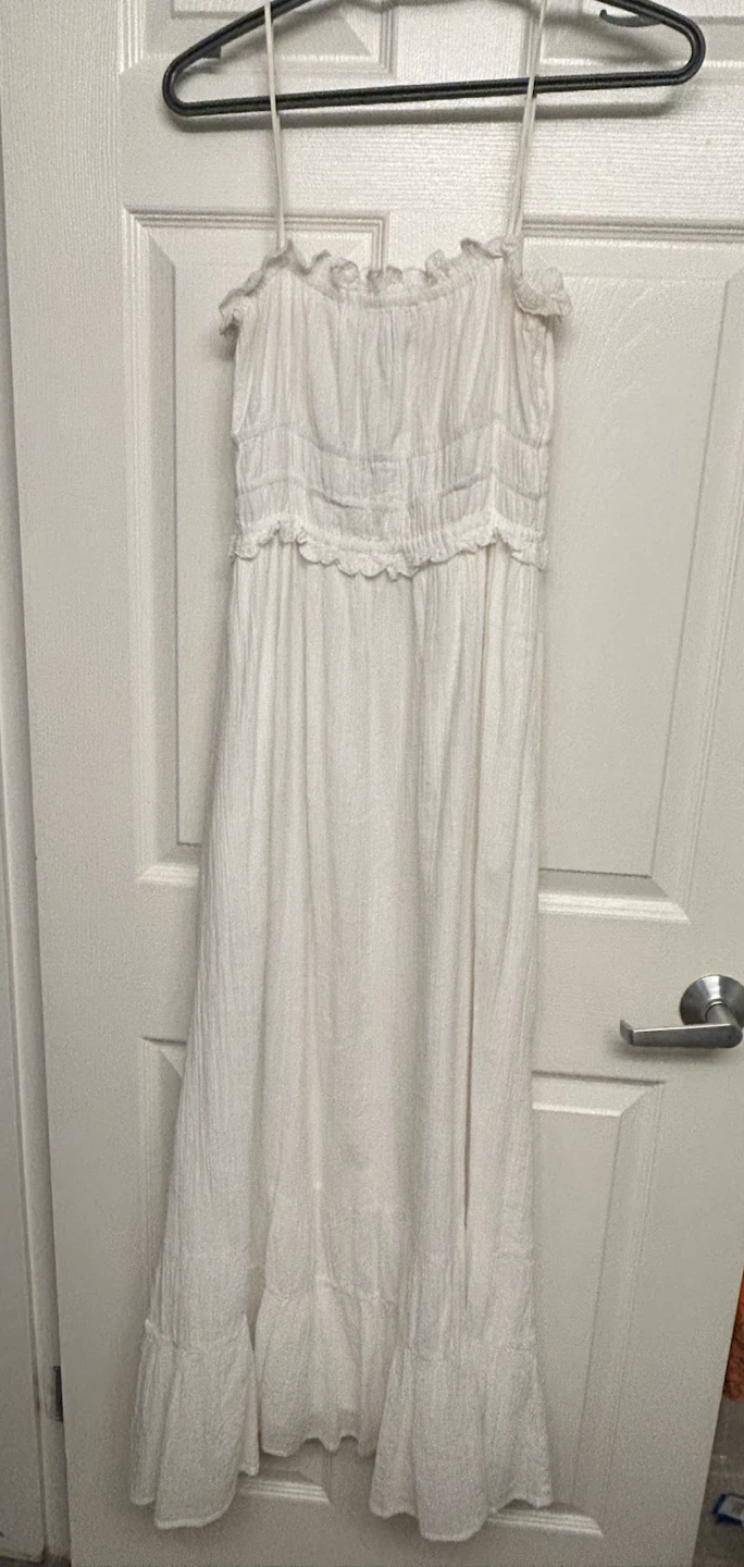 White Sleeveless Maxi Dress - photo 3
