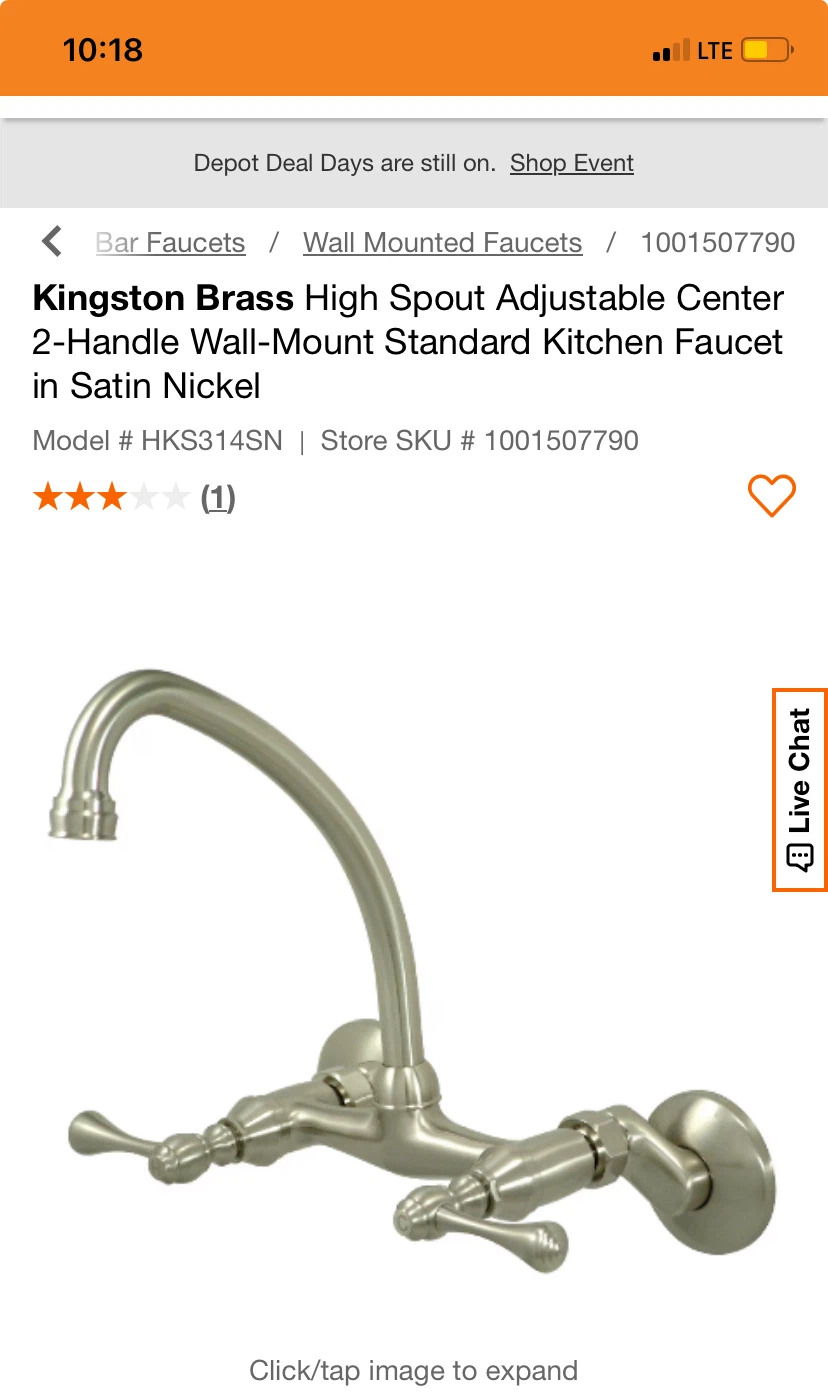Kitchen faucet