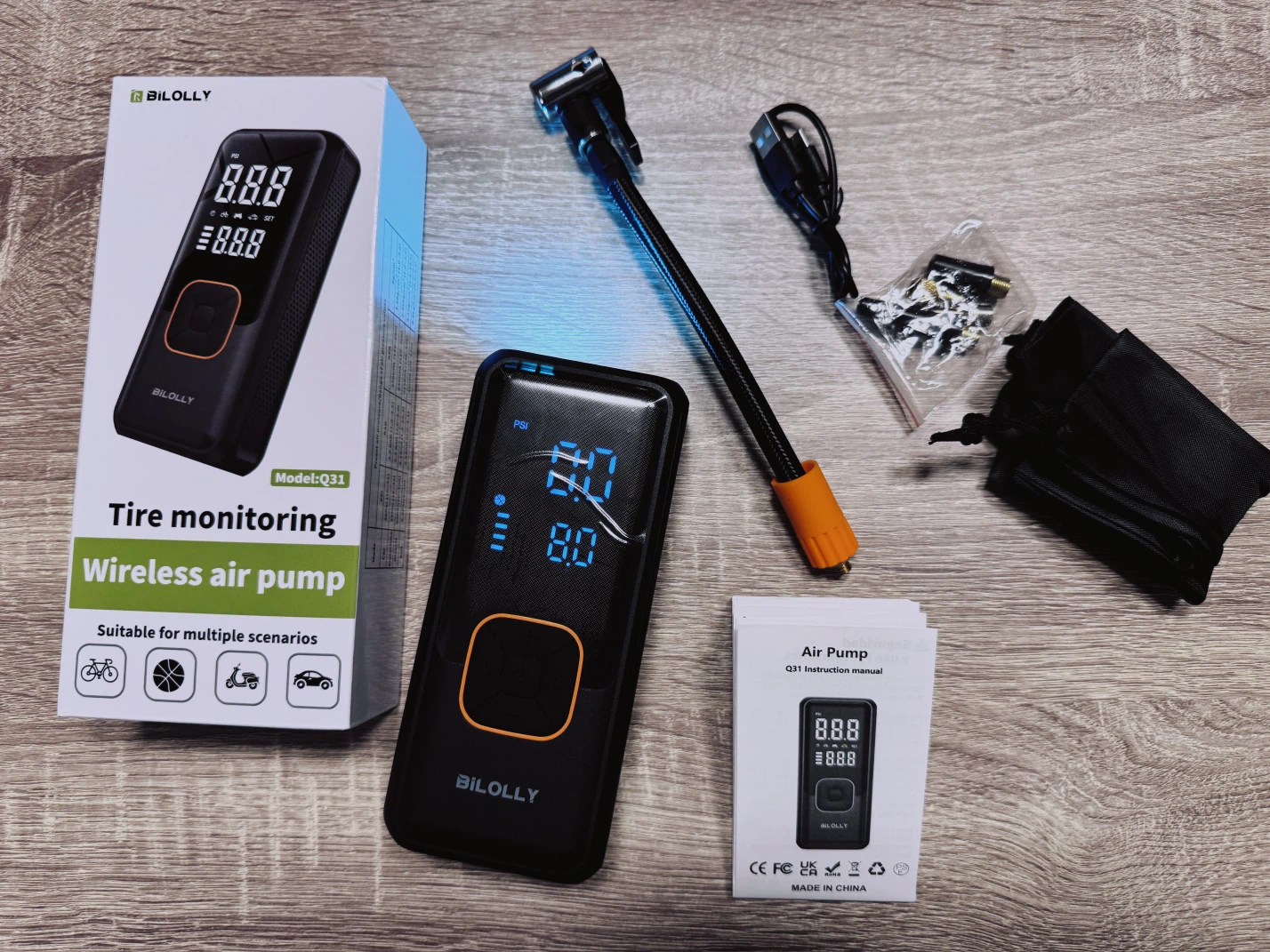 BIL OLLY Wireless Air Pump Tire Monitoring Model Q31 - photo 2