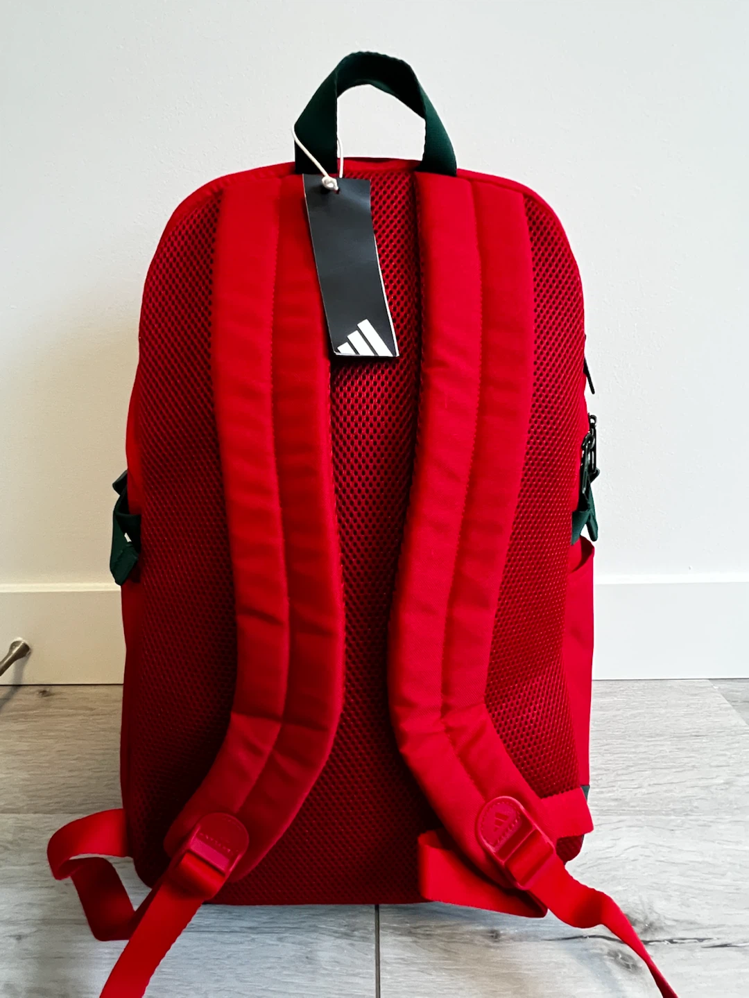 New Adidas Red and Green Backpack - photo 2