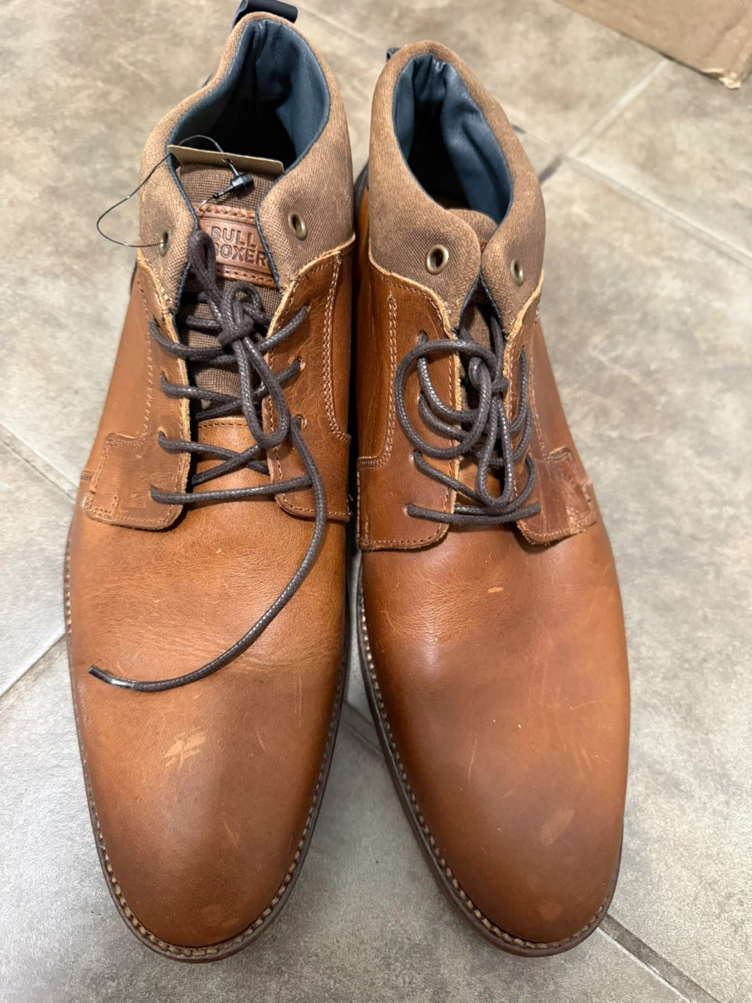 Bullboxer Men's Brown Leather Chukka Boots Size 44