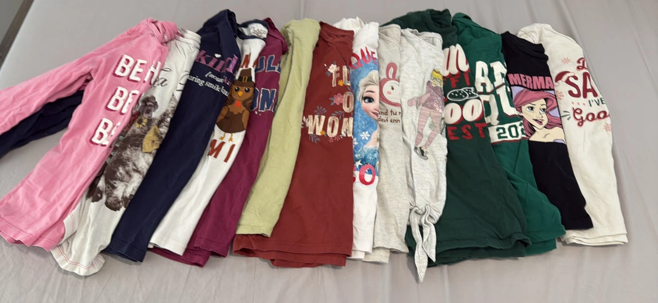 Girls Long Sleeve T-Shirt Bundle
