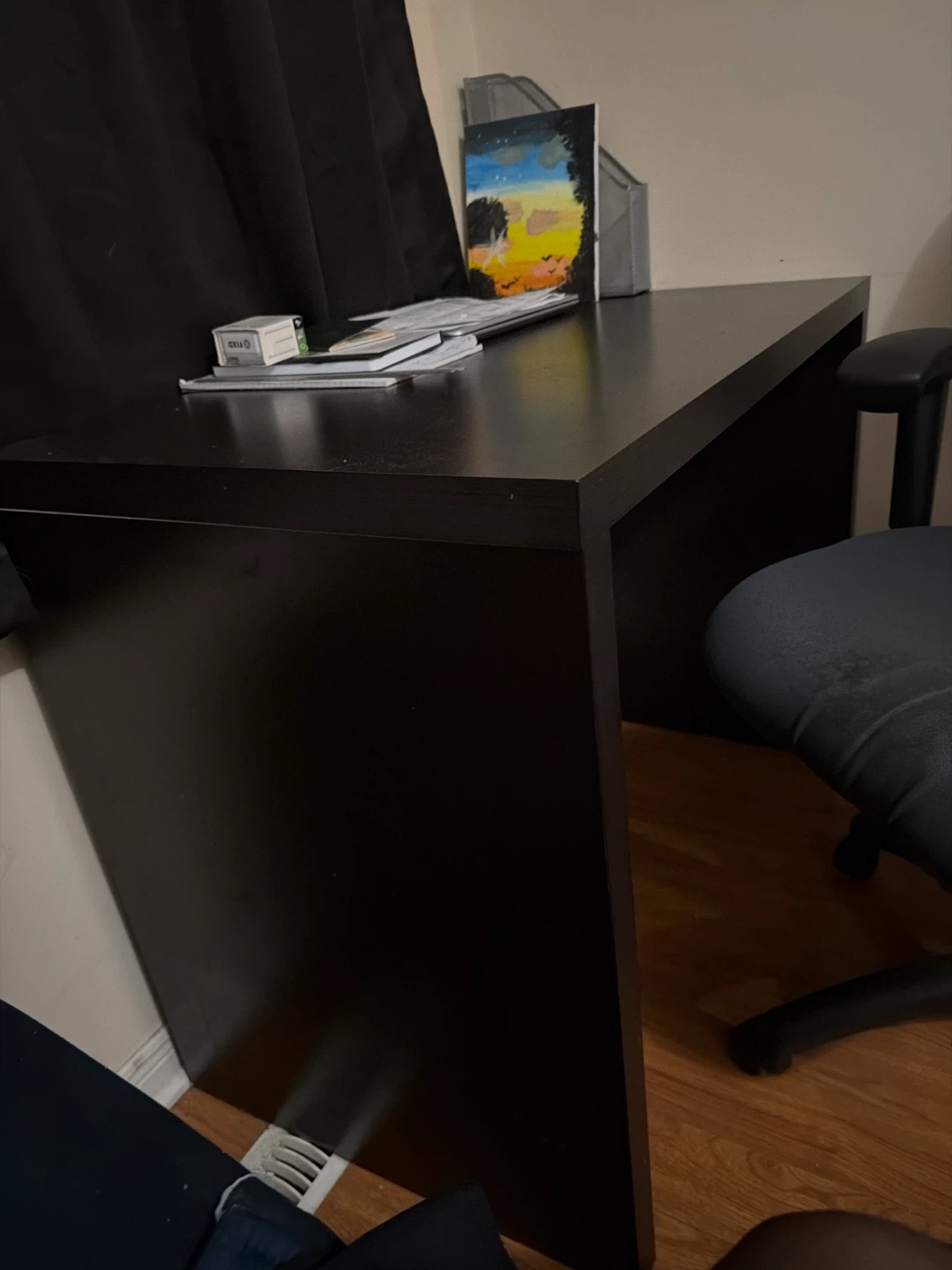Black IKEA Desk